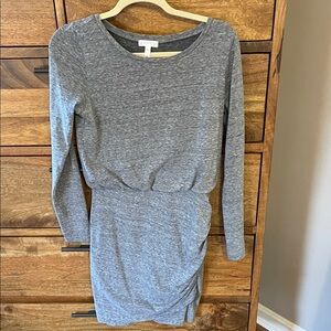 Heather Gray Long Sleeve Dress